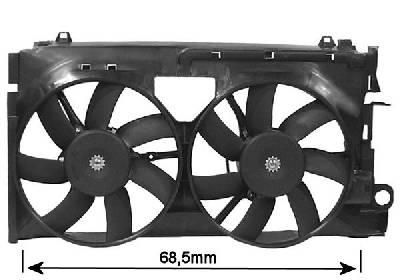 Ventilators, Motora dzesēšanas sistēma VAN WEZEL 0936749