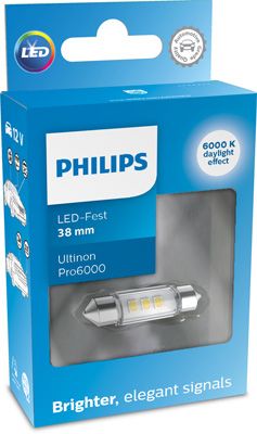 Kvēlspuldze, Numura apgaismojuma lukturis PHILIPS 11854CU60X1
