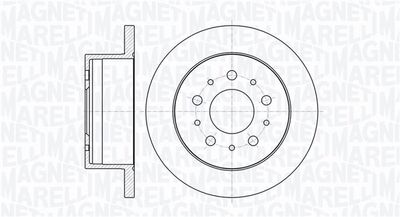 Тормозной диск MAGNETI MARELLI 361302040133