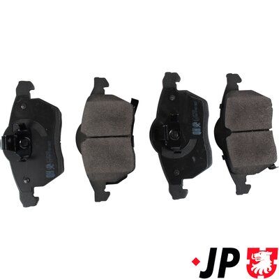 Bremžu uzliku kompl., Disku bremzes JP GROUP 1263602810