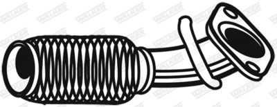 Gofrēta caurule, Izplūdes sistēma WALKER 06952