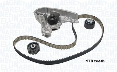 Водяной насос + комплект зубчатого ремня MAGNETI MARELLI 341401130001