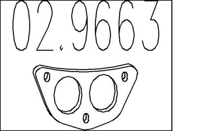 Blīve, Izplūdes caurule MTS 02.9663