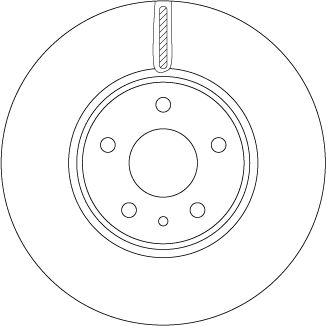 Тормозной диск TRW DF6811