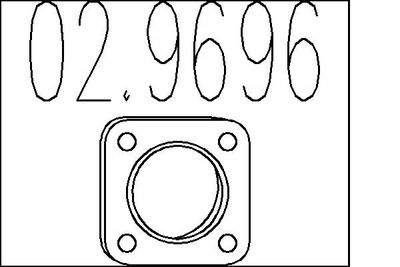 Blīve, Izplūdes caurule MTS 02.9696