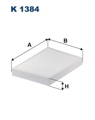 Фильтр, воздух во внутренном пространстве FILTRON K 1384