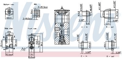 Расширительный клапан, кондиционер NISSENS 999446