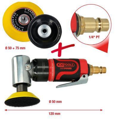 Grozāmā diska slīpmašīna (Pneimatiskā) KS TOOLS 515.5585