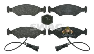 Комплект тормозных колодок, дисковый тормоз SWAG 50 91 6024