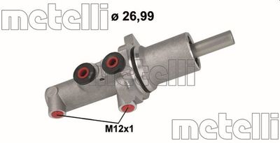 Galvenais bremžu cilindrs METELLI 05-1144