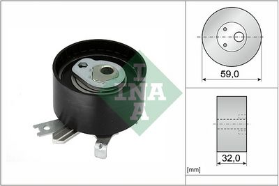 Натяжной ролик, ремень ГРМ Schaeffler INA 531 0906 10