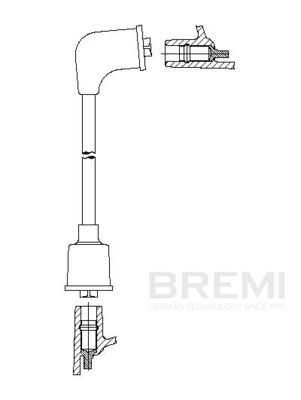 Augstsprieguma vads BREMI 396/18