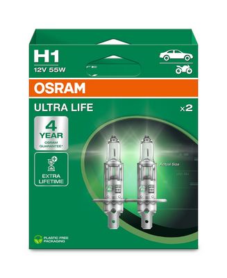 Kvēlspuldze, Tālās gaismas lukturis ams-OSRAM 64150ULT-2HB