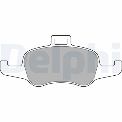 Bremžu uzliku kompl., Disku bremzes DELPHI LP3168