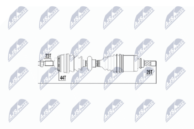 Piedziņas vārpsta NTY NPW-RE-017