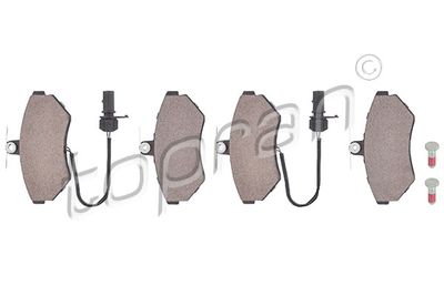 Комплект тормозных колодок, дисковый тормоз TOPRAN 109 468