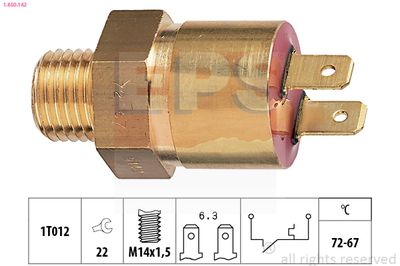 Termoslēdzis, Radiatora ventilators EPS 1.850.142
