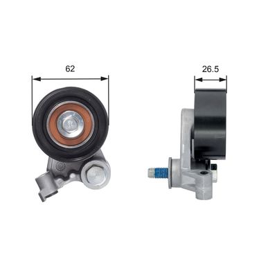 Натяжной ролик, ремень ГРМ GATES T42134