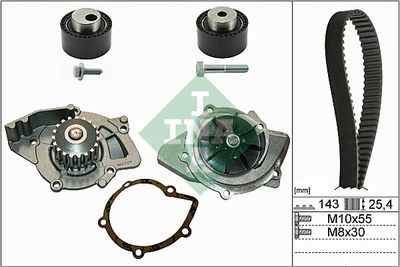 Ūdenssūknis + Zobsiksnas komplekts Schaeffler INA 530 0368 30
