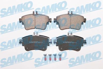 Комплект тормозных колодок, дисковый тормоз SAMKO 5SP1780