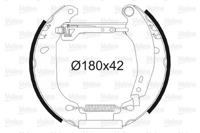 Комплект тормозных колодок VALEO 554833