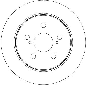 Тормозной диск TRW DF8335