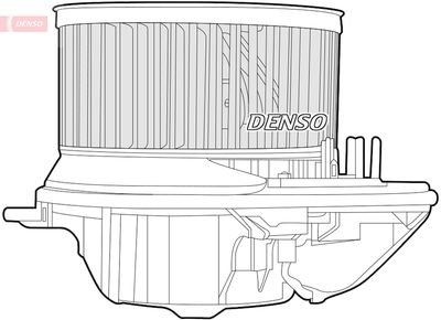 Вентилятор салона DENSO DEA07009