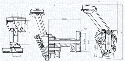 Масляный насос MAGNETI MARELLI 351516000043