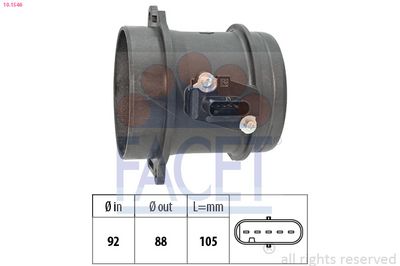 Расходомер воздуха FACET 10.1546