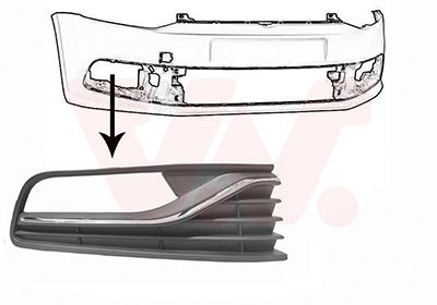 Ventilatora reste, Bampers VAN WEZEL 5814594