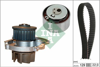 Ūdenssūknis + Zobsiksnas komplekts Schaeffler INA 530 0462 30