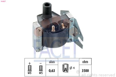Катушка зажигания FACET 9.6027