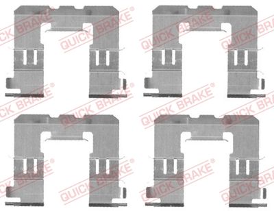 Piederumu komplekts, Disku bremžu uzlikas QUICK BRAKE 109-1721