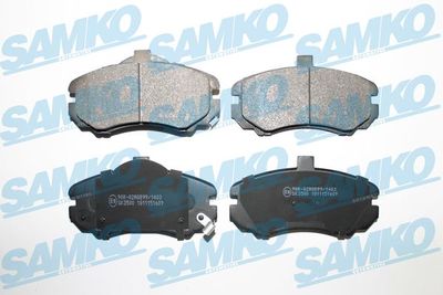 Комплект тормозных колодок, дисковый тормоз SAMKO 5SP1609