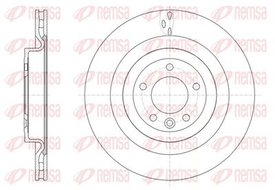 Bremžu diski REMSA 61612.10