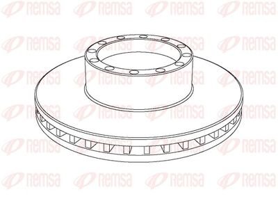 Тормозной диск REMSA NCA1091.20