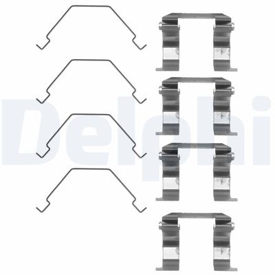 Piederumu komplekts, Disku bremžu uzlikas DELPHI LX0159