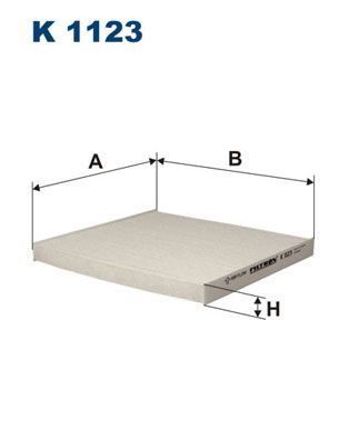 Фильтр, воздух во внутренном пространстве FILTRON K 1123