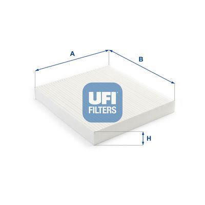 Фильтр, воздух во внутренном пространстве UFI 53.383.00