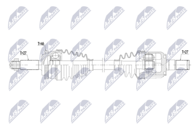 Приводной вал NTY NPW-HY-660