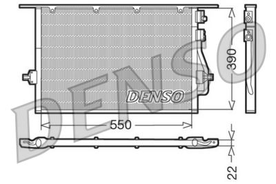 Конденсатор, кондиционер DENSO DCN10014