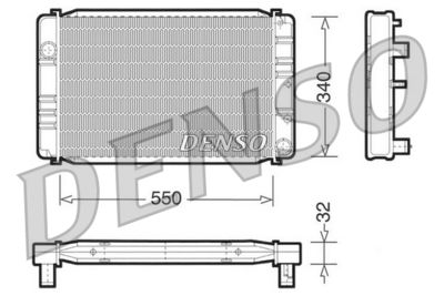 Radiators, Motora dzesēšanas sistēma DENSO DRM33010
