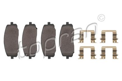 Bremžu uzliku kompl., Disku bremzes TOPRAN 820 736