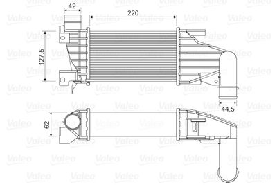 Интеркулер VALEO 818555