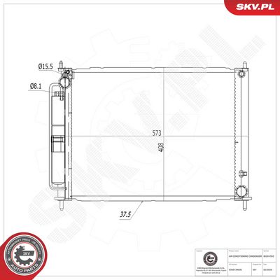 Конденсатор, кондиционер ESEN SKV 86SKV592