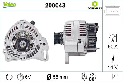 Генератор VALEO 200043