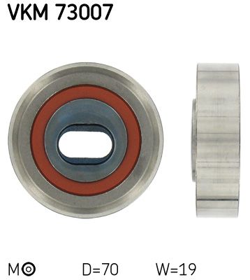 Натяжной ролик, ремень ГРМ SKF VKM 73007