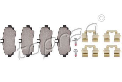 Bremžu uzliku kompl., Disku bremzes TOPRAN 400 428