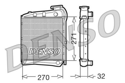 Radiators, Motora dzesēšanas sistēma DENSO DRM99004