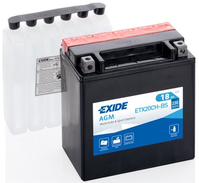 Стартерная аккумуляторная батарея EXIDE ETX20CH-BS